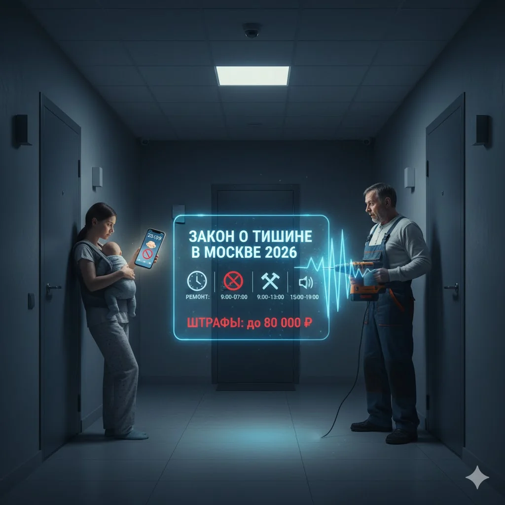 Закон Москвы о тишине: официальный текст, правила и штрафы в 2026 году