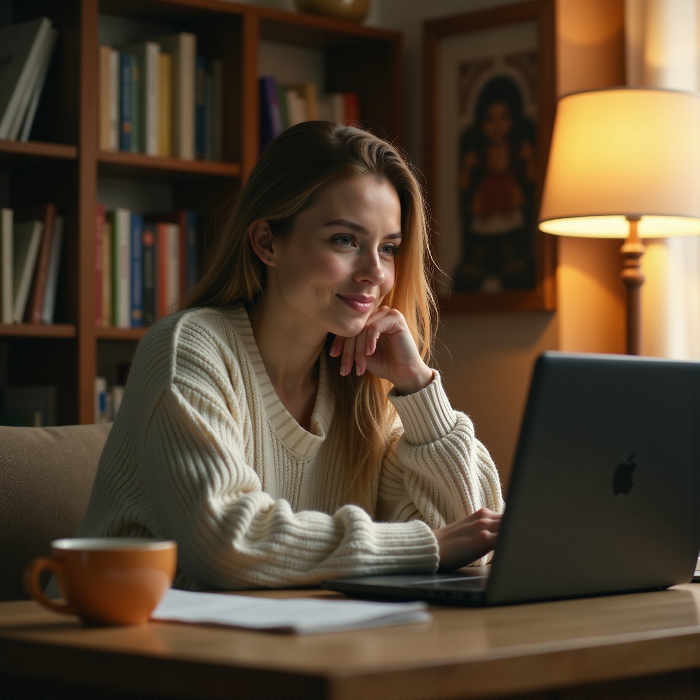 Изображение — психолог проводит онлайн-консультацию с мамой ребёнка-инвалида