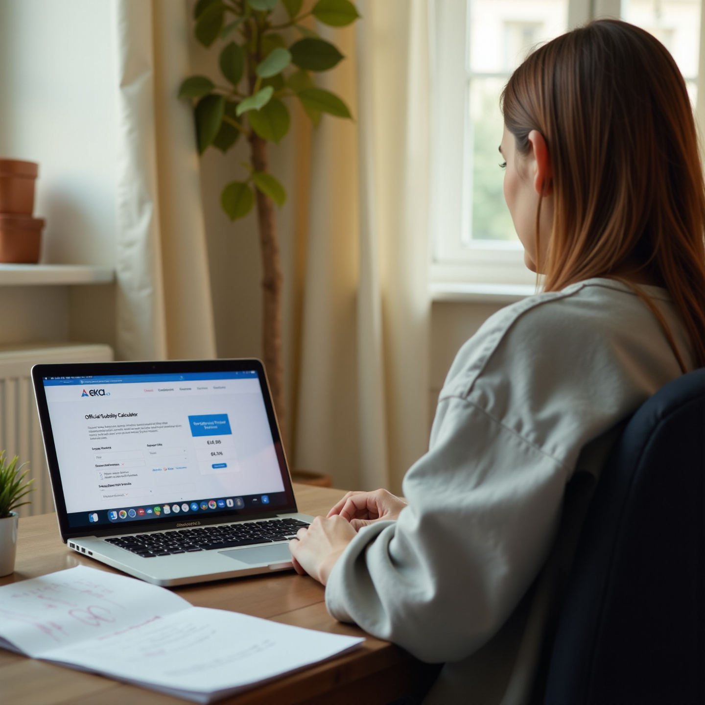 Изображение — расчёт субсидии на ноутбуке